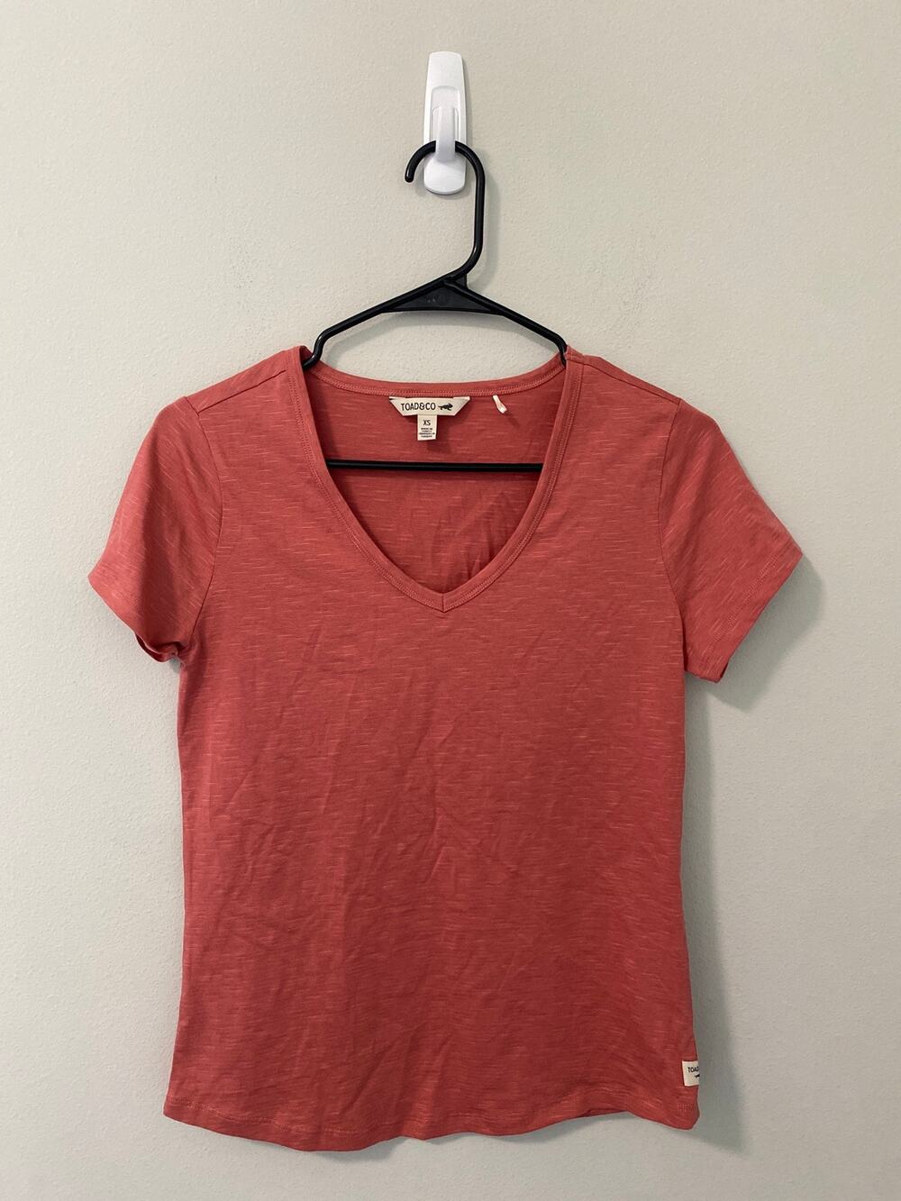 NWT Toad&Co Cotton V-Neck Shirt Women’s Size XS